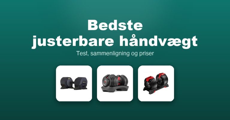 Bedste justerbare håndvægt 2026 – guide til de 10 bedste