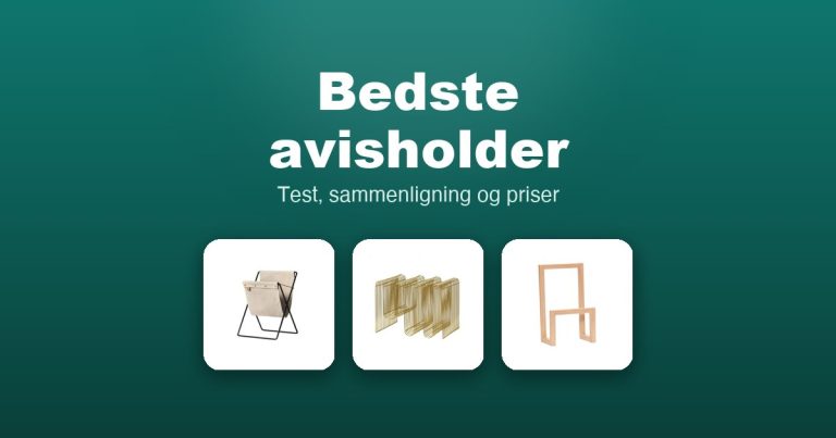 Bedste avisholder 2026 – guide til de 11 bedste