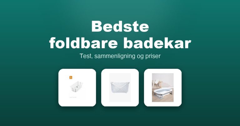 Bedste foldbare badekar 2026 – guide til de 8 bedste