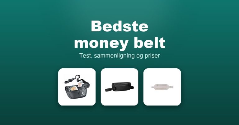Bedste money belt 2026 – guide til de 9 bedste