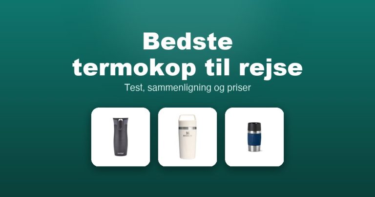 Bedste termokop til rejse 2026 – guide til de 10 bedste