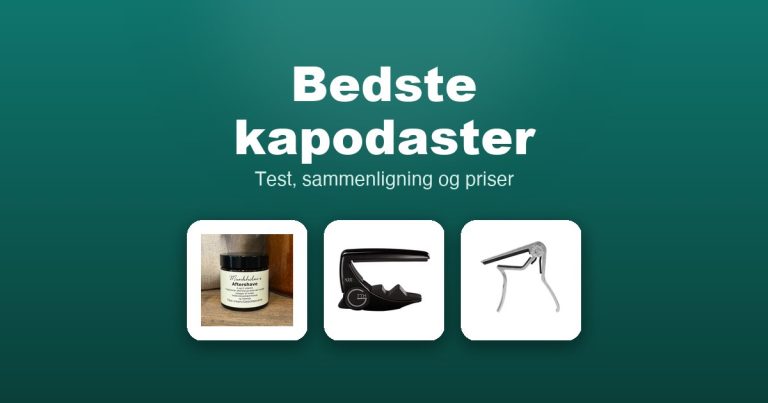 Bedste kapodaster 2026 – guide til de 7 bedste