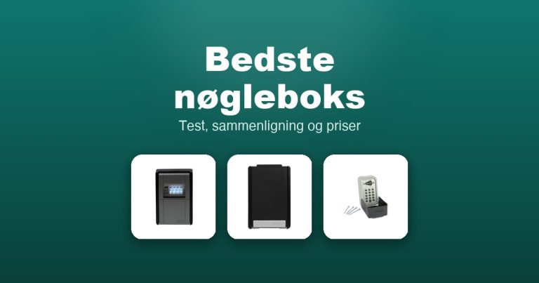 Bedste nøgleboks 2026 – guide til de 13 bedste