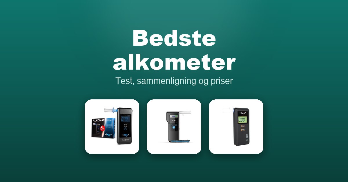 Bedste alkometer 2026 – guide til de 13 bedste