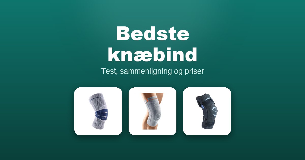 Bedste knæbind 2026 – guide til de 13 bedste