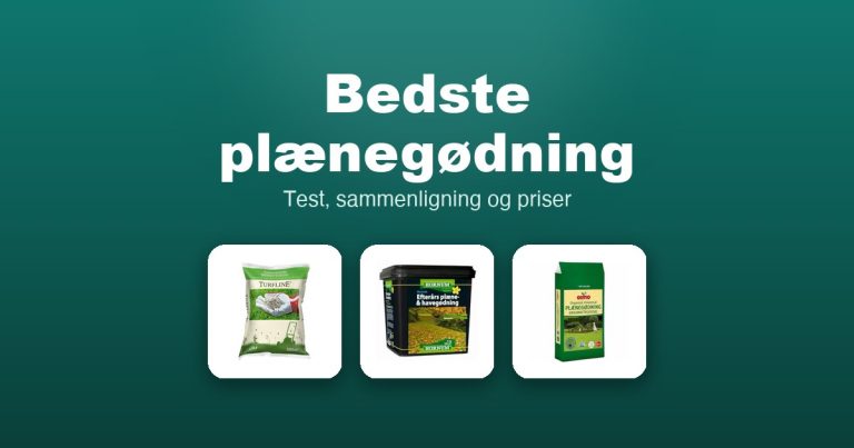Bedste plænegødning 2026 – guide til de 14 bedste