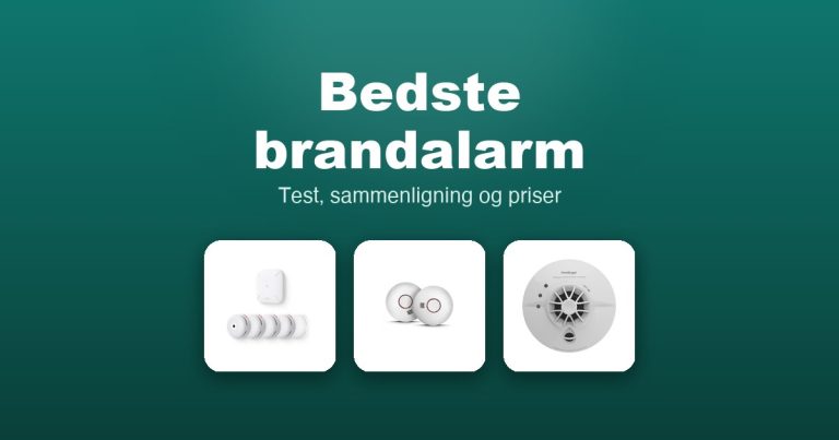 Bedste brandalarm 2026 – guide til de 14 bedste