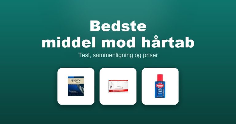 Bedste middel mod hårtab 2026 – guide til de 14 bedste