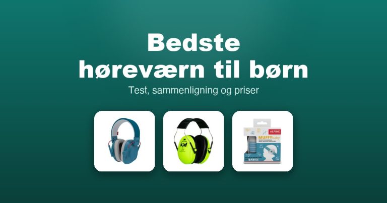 Bedste høreværn til børn 2026 – guide til de 13 bedste