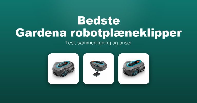 Bedste Gardena robotplæneklipper 2026 – guide til de 14 bedste modeller
