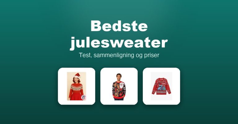Bedste julesweater 2026 – guide til de 14 bedste juletrøjer