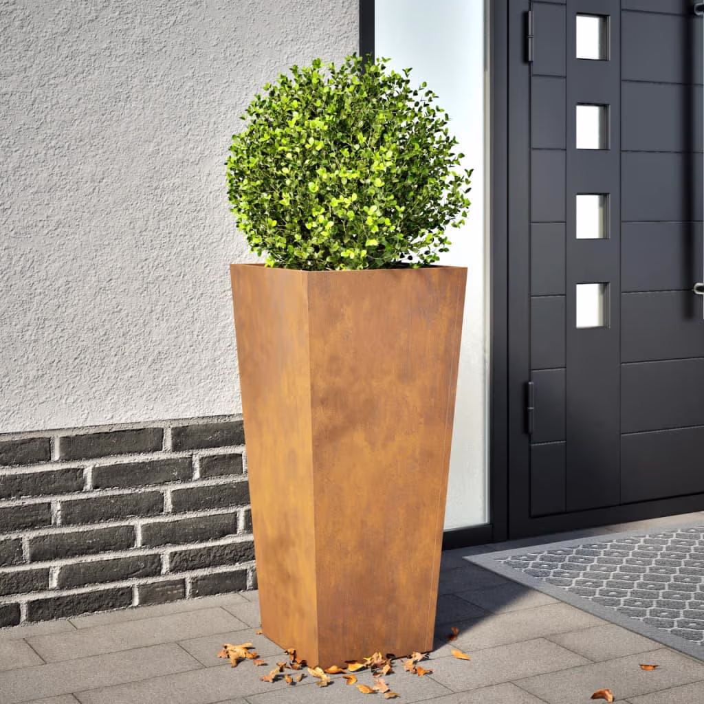 Havekrukke i Cortenstål 35×35×75 cm