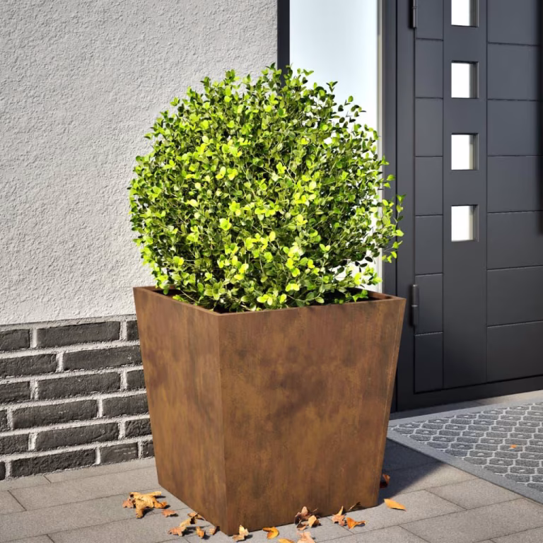 Havekrukke i Cortenstål 50×50×50 cm – bedste havekrukke i test
