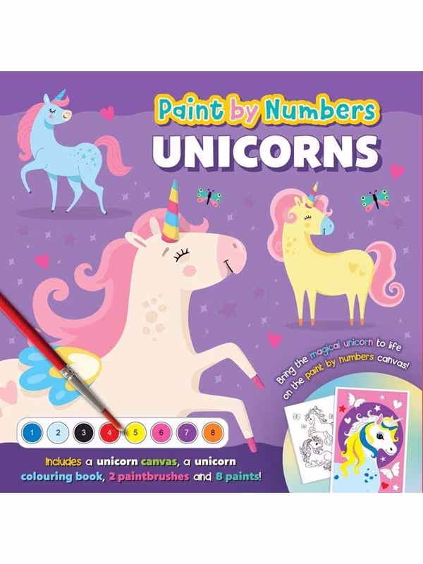 Hobby Mate Unicorn Paint by Numbers Activity Kit – bedste paint by numbers i test
