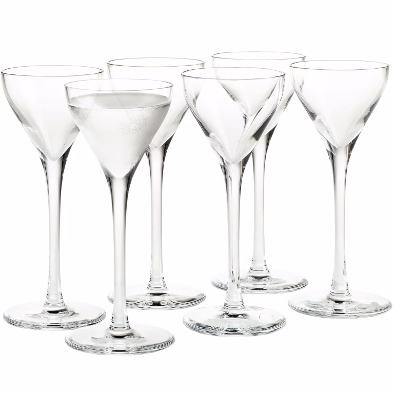 Holmegaard Cabernet Snapseglas 4,5 cl, 6 stk. – bedste snapseglas i test