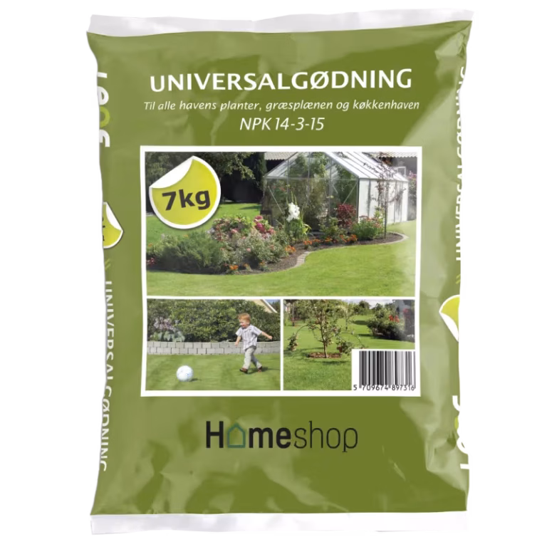 Homeshop Universal Plænegødning, 7 kg