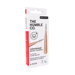 Humble Bambus Mellemrumsbørster str. 2 Rød – bedste interdentalbørste i test