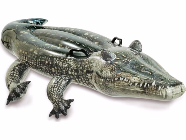Intex Realistisk Alligator Ride-On (170 cm)
