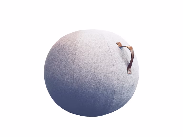 Jobout Design Balancebold Ø65 cm Lysgrå – bedste balancebold til kontor