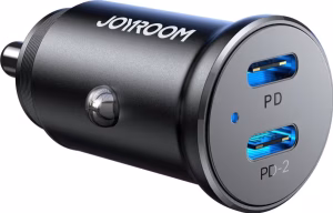 Joyroom JR-CCN06 Biloplader 30W 2x USB-C – bedste usb-biloplader i test