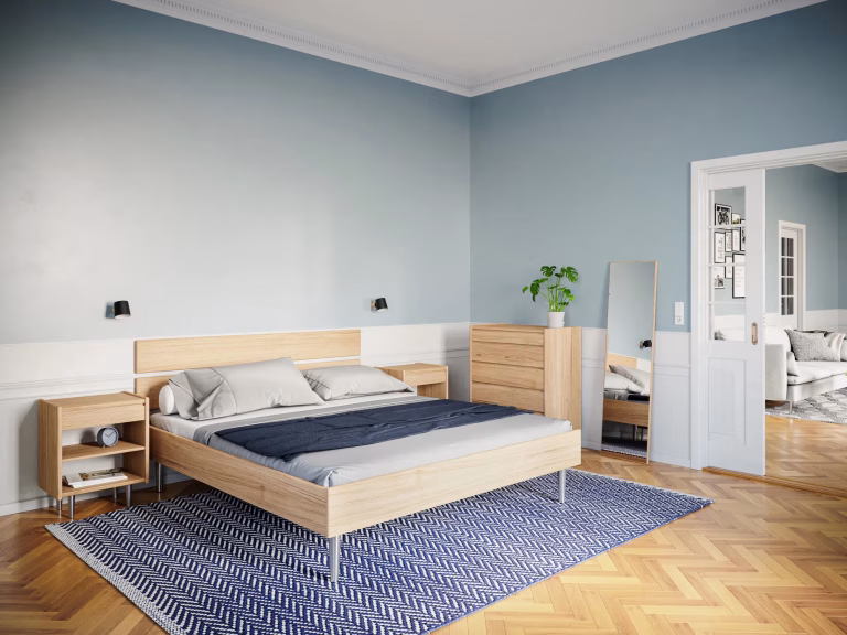 Kaagaard Classic sengeramme 180×200 cm i olieret eg – bedste familieseng i test