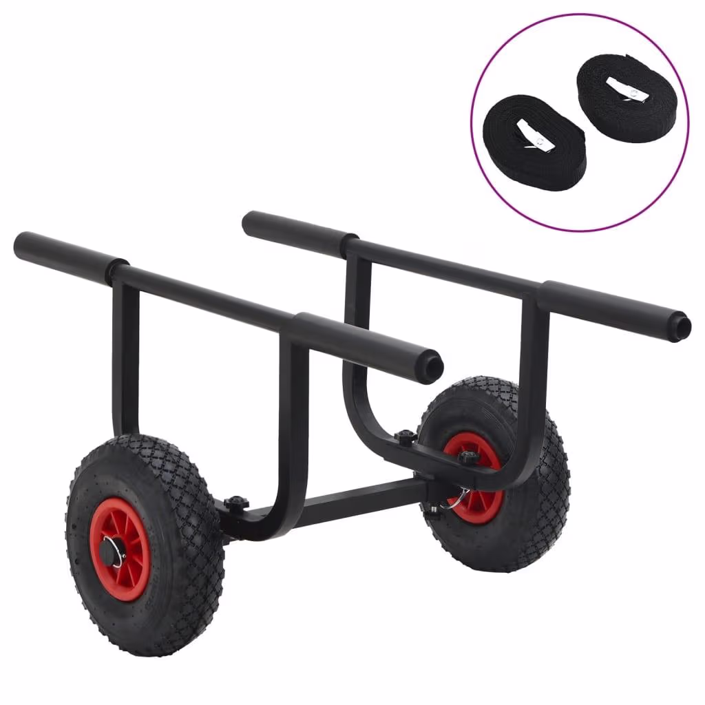 Kajakvogn i Aluminium – Justerbar Bredde, 90 kg