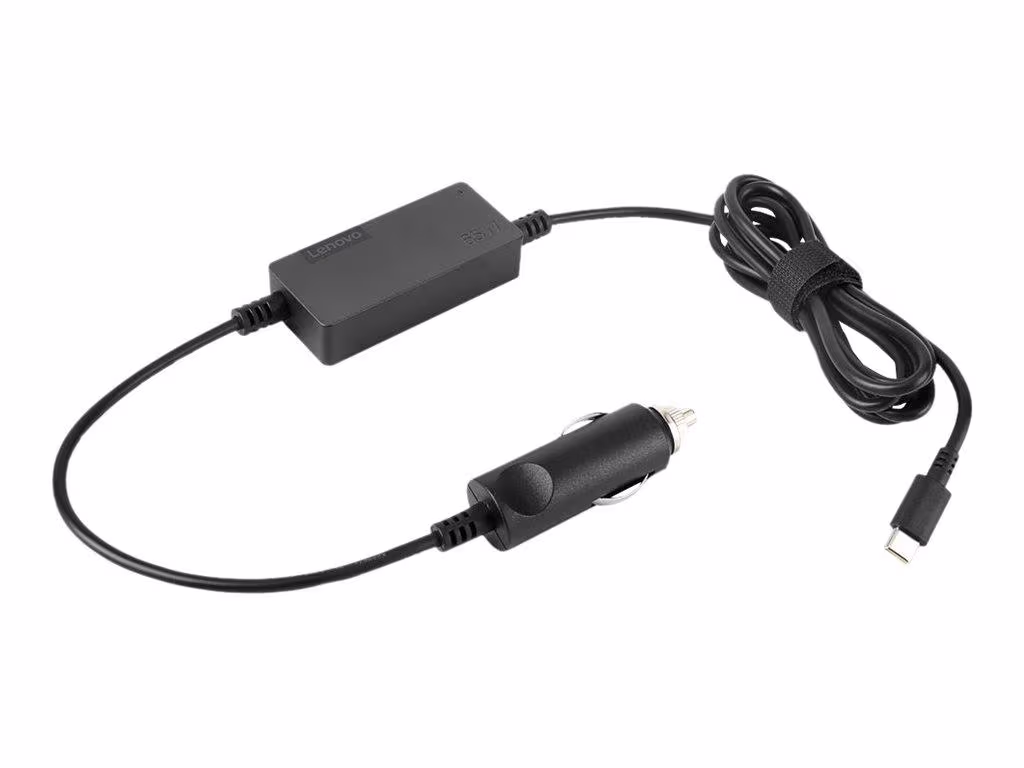 Lenovo 65W USB-C Biloplader (DC-rejseadapter)