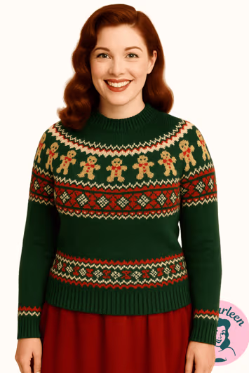 Lili Marleen Miss Gingerbread Cozy juletrøje