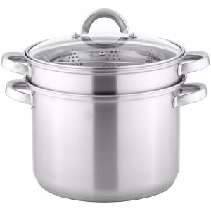 Mareld Pastagrydesæt med Dørslag og Dampindsats 7,5 L – bedste pastagryde i test
