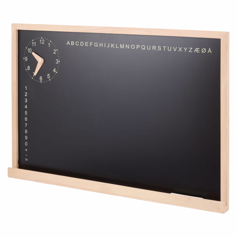 Naga Magnetisk Kridttavle til Børn med Træramme 60×40 cm