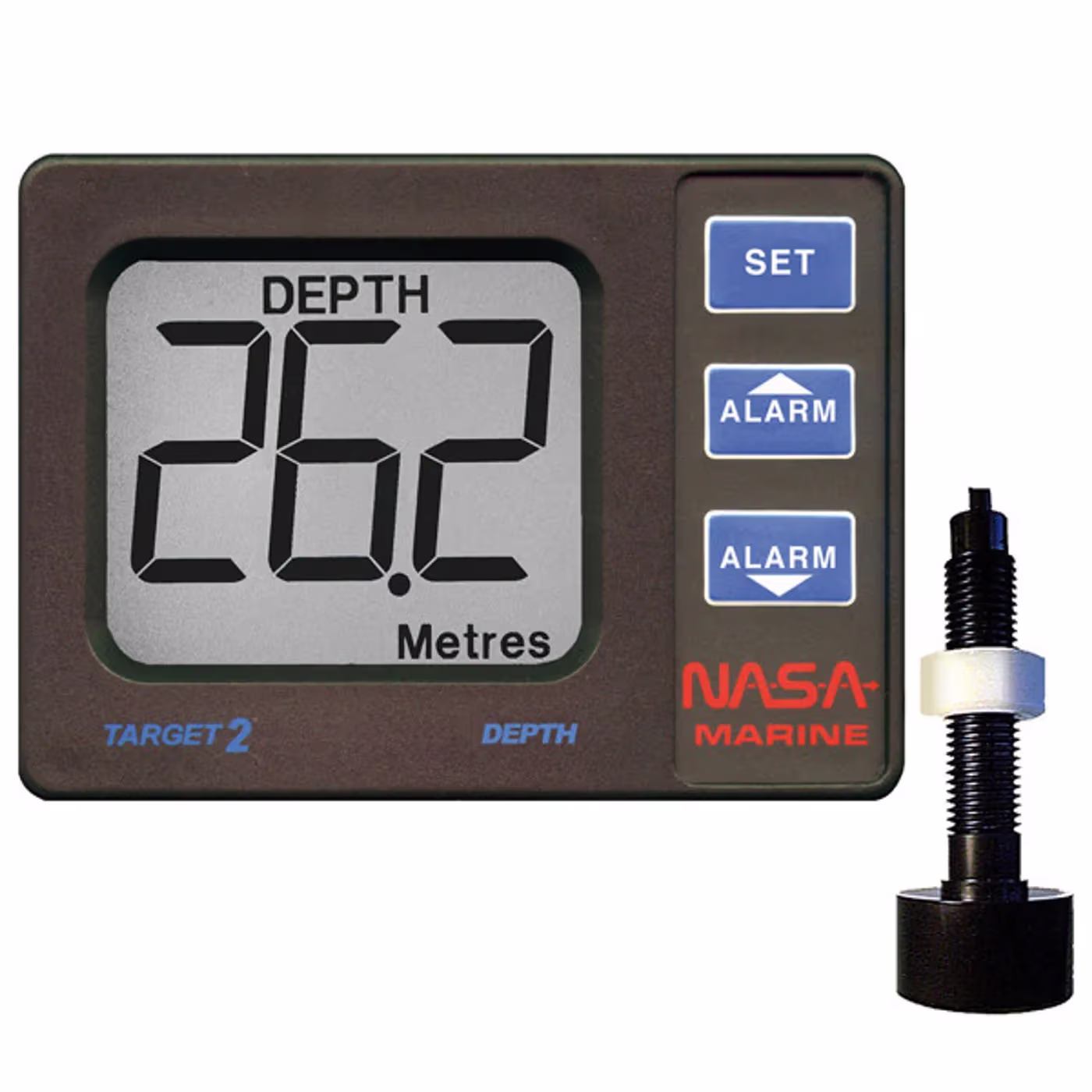 NASA Target Ekkolod med Transducer 12V