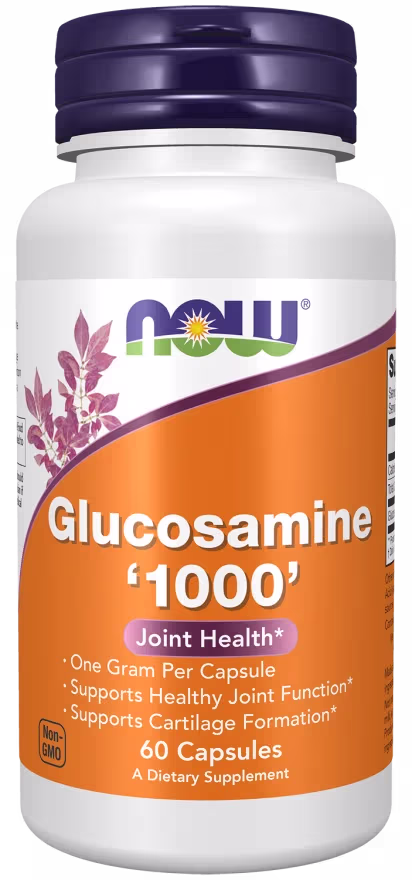 NOW Foods Glucosamine 1000, 60 kapsler