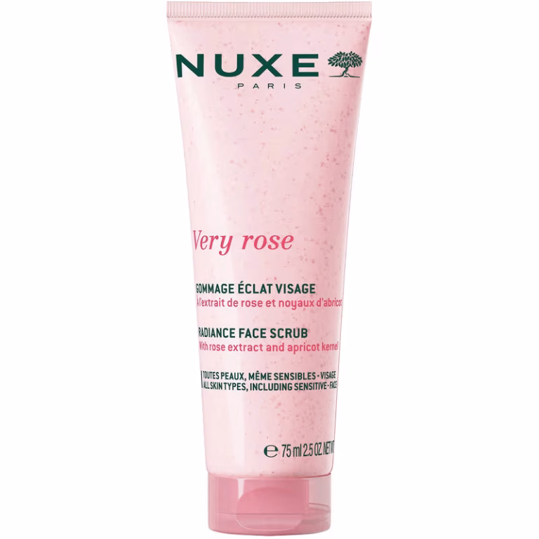 Nuxe Very Rose Gentle Face Scrub 75 ml – bedste ansigtsscrub i test