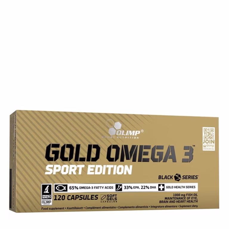 Olimp Nutrition Gold Omega 3 Sport Edition 120 Kapsler – bedste fiskeolie