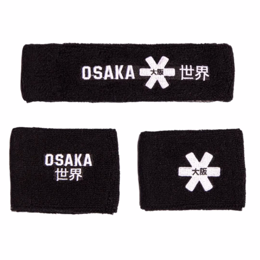 Osaka Svedbånd Sæt (Sort)
