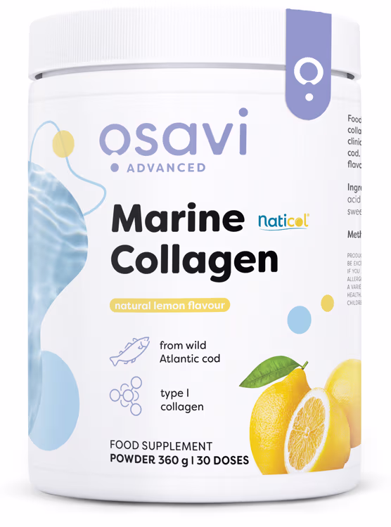 Osavi Fiskekollagen fra Vild Torsk med Citron 360 g – bedste collagen i test