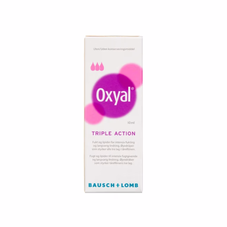 Oxyal Triple Action øjendråber 10 ml