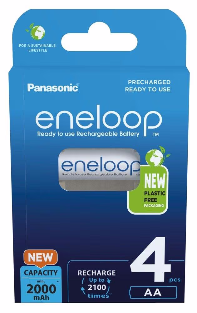 Panasonic Eneloop AA 2000 mAh (4 stk.)
