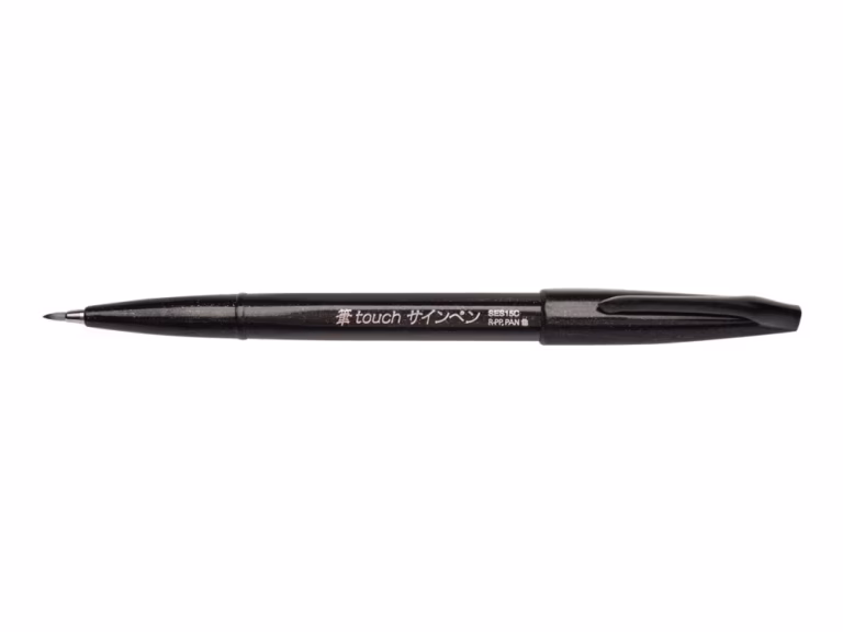 Pentel Brush Sign Pen (fiber-brush) sort