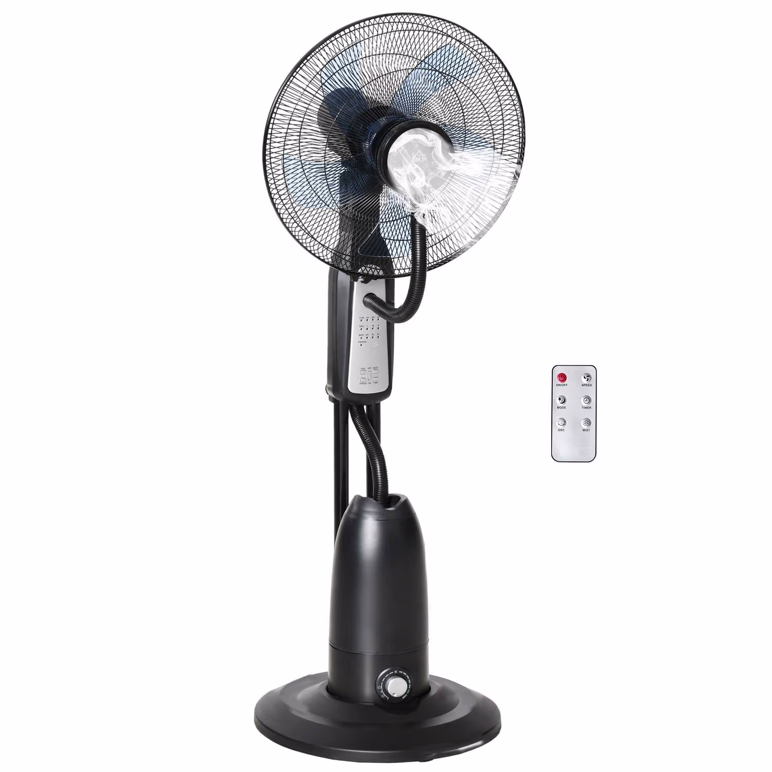 Piedestal Gulvventilator med Vandkøler og Timer