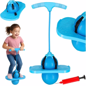Pogo Hoppebold med Balancebræt – bedste hoppebold i test