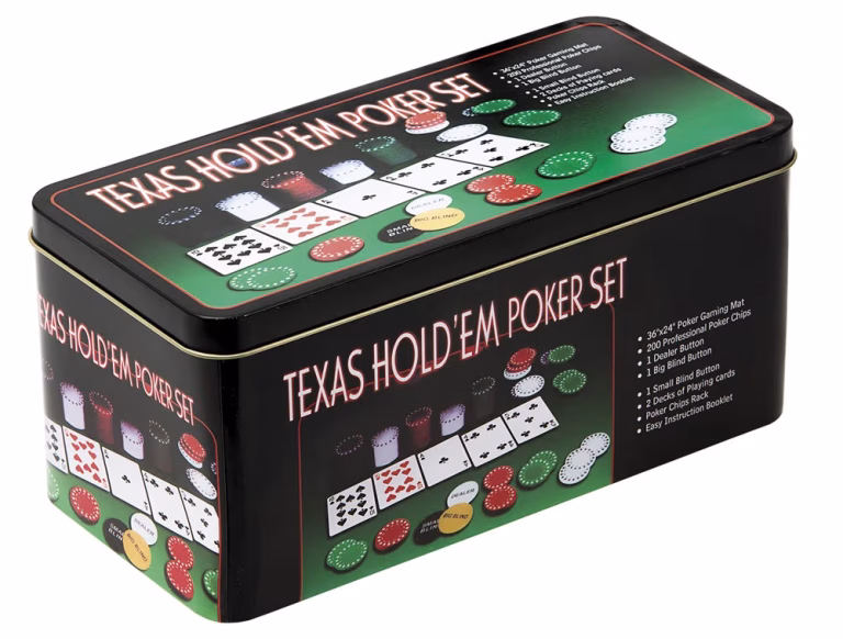 Pokersæt Texas Hold’em (budget) – bedste pokersæt i test