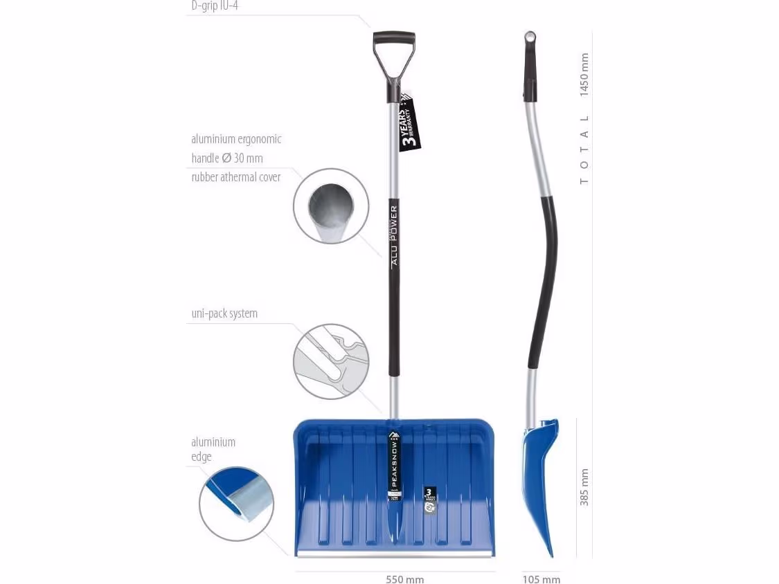 Prosperplast Sneskovl Alutube Ergo