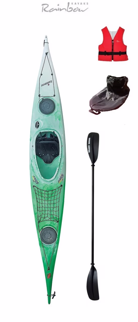 Rainbow Oasis 425 Havkajak Pakke – bedste havkajak i test