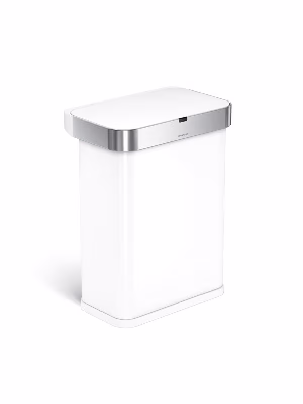 Simplehuman 58L Sensor Skraldespand med Stemmestyring – bedste sensor skraldespand i test
