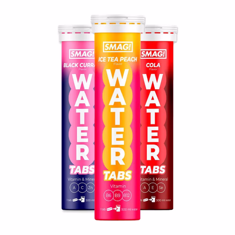 SMAG! Water Tabs elektrolytter, 20 stk – bedste elektrolytter i test