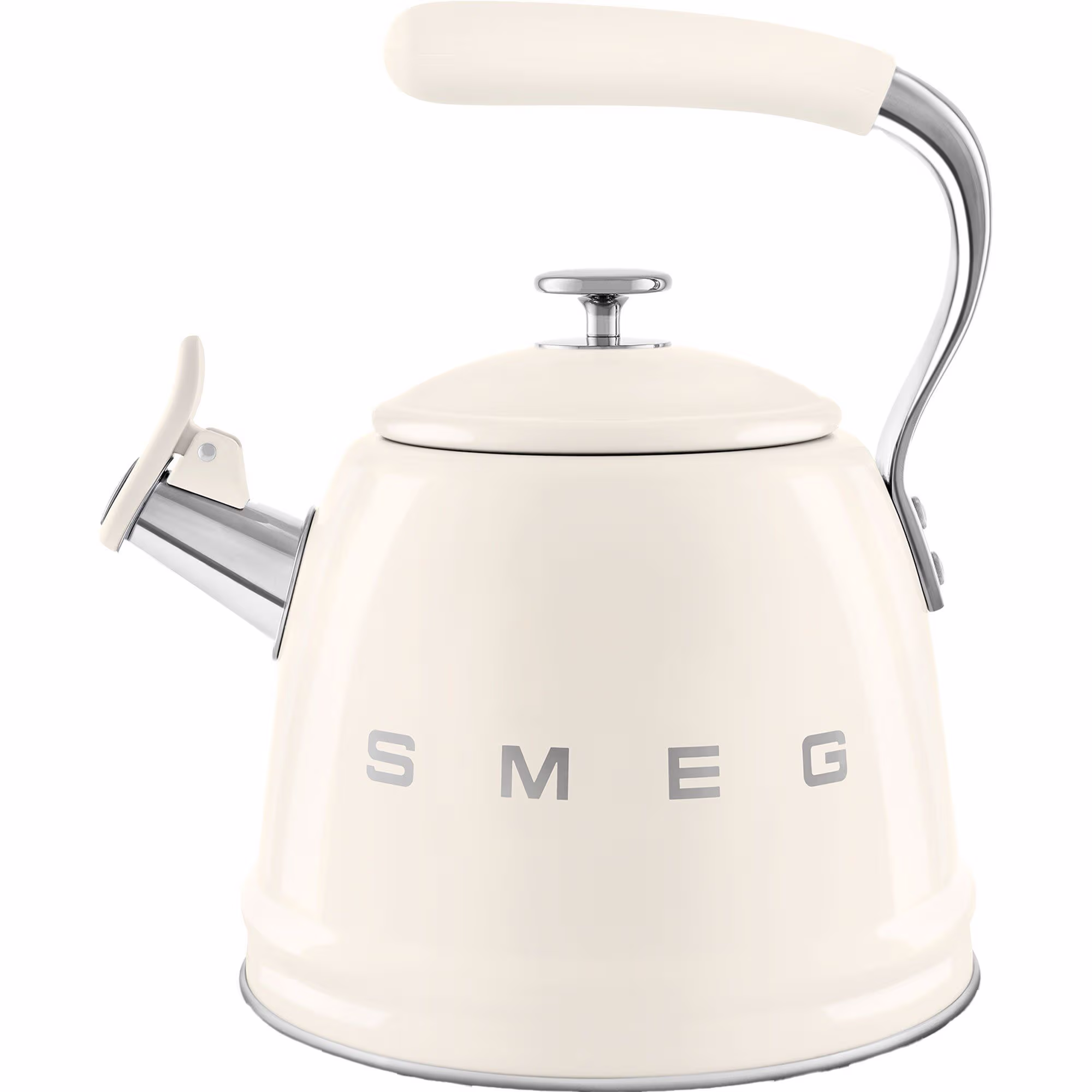 Smeg vandkedel med fløjte 2,3 liter, creme