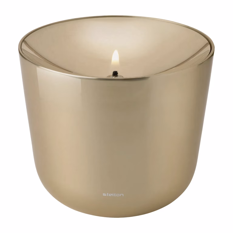 Stelton Solis Olielampe Messing – bedste olielampe i test