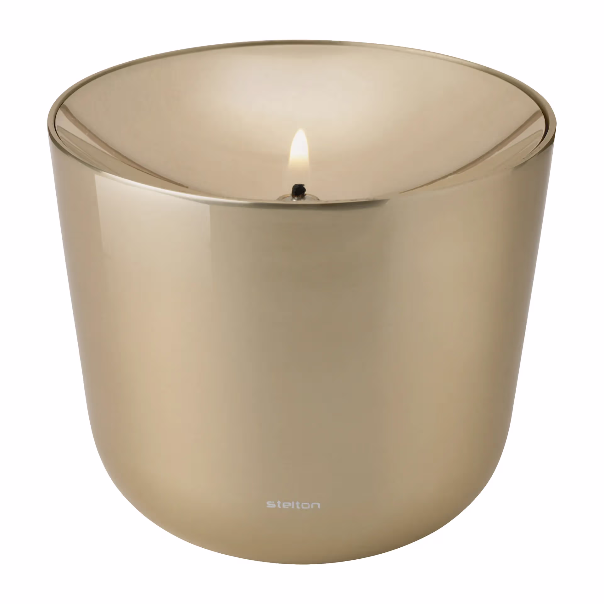 Stelton Solis Olielampe Messing