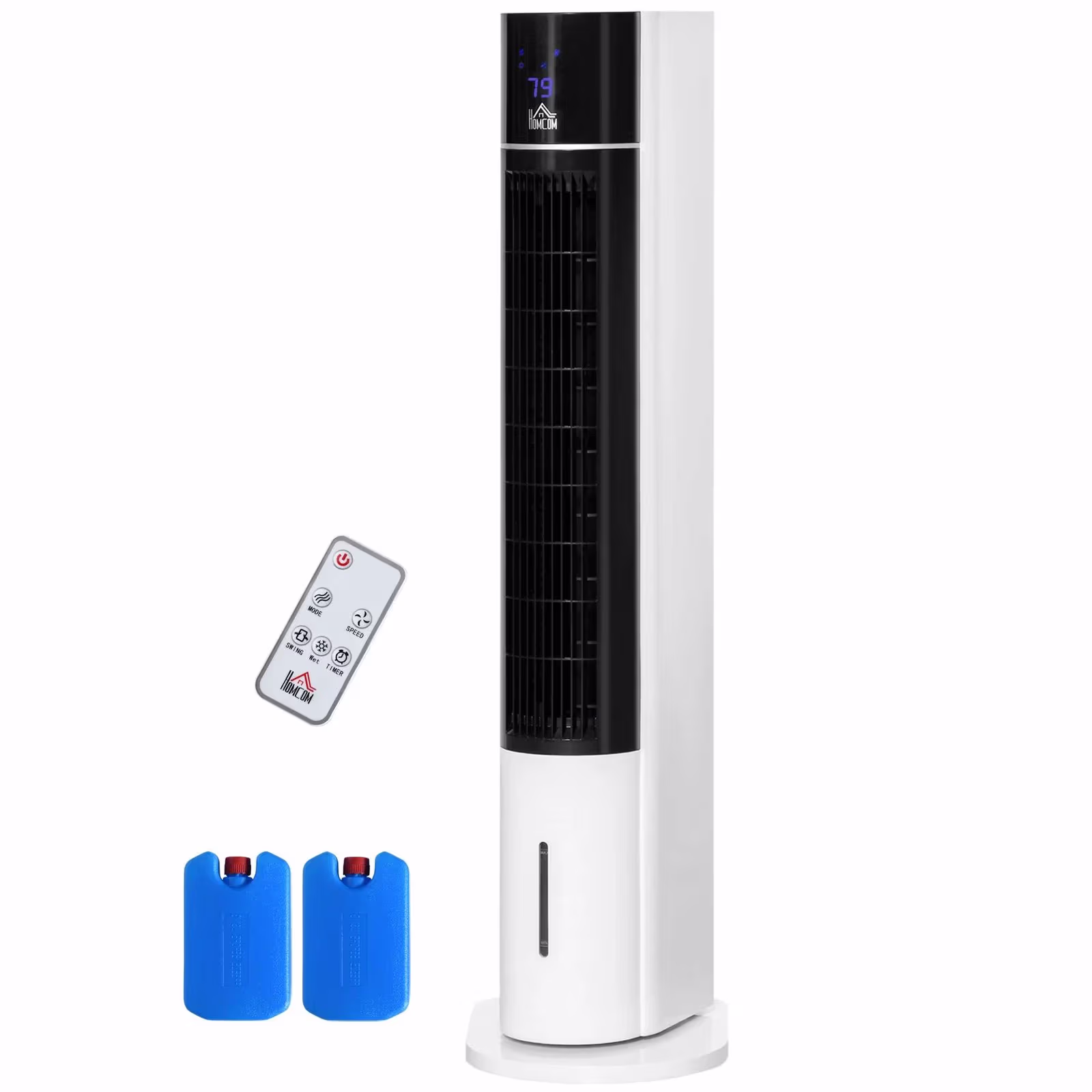 Stille Tårnventilator med 52° Oscillation